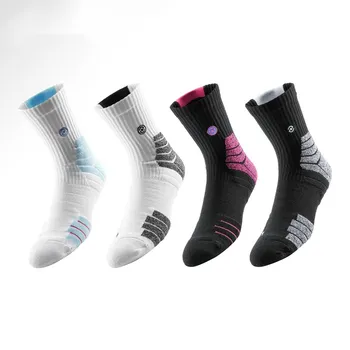 Баскетбольные носки мужские боевые баскетбольные носки с длинными рукавами, баскетбольные носки с полотенцем с высоким верхом