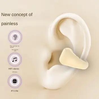 Беспроводные наушники Bluetooth C9 TWS с функцией шумоподавления костной проводимости, зажим для ушей, спортивная гарнитура