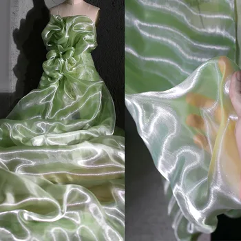 Бирюзовая кружевная ткань для платья, тюлевая ткань 2022, высококачественное металлическое кружево, Нигерийский свадебный кружевной материал для одежды
