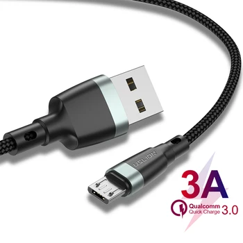 Быстрая зарядка 3A, зарядное устройство Micro USB, кабель для Samsung Xiaomi, Huawei, Android, Зарядные устройства для мобильных телефонов, Провода для зарядки телефона