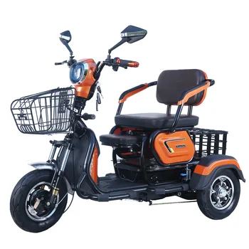 Бытовой Электрический Трехколесный велосипед с литиевой батареей, Самовывоз для взрослых, Помощь детям пожилым при езде, Амортизация 전동스쿠터