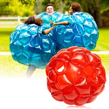 Ведро с мячом-бампером для занятий в приморской школе, мяч для пробивания тела, для активного отдыха, 1 шт. надувной футбольный мяч