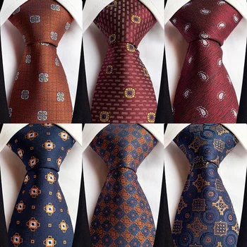 Винтажные галстуки для британских джентльменов, минималистичный мужской костюм в мелкий цветочек, галстук, деловые аксессуары, Лучший выбор