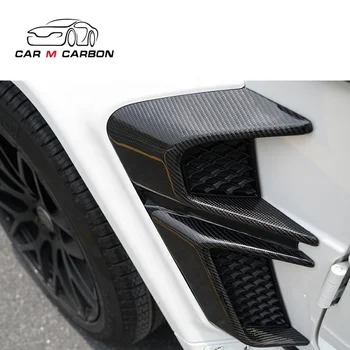 Глянцевые черные автомобильные боковые аксессуары из углеродного волокна, расширяющееся крыло для G class W464 W463A G63 G65, расширяющиеся арки вентиляционных отверстий в стиле ko