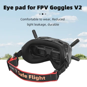 Для DJI FPV Goggles V2 Маска Для Лица Очки Для Полета Дрона Губчатая Накладка Для Глаз Аксессуар Дрона Сменная Маска Для Глаз Для DJI FPV Goggles V2