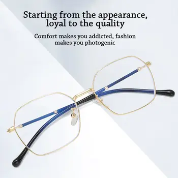 Для женщин, Прочная защита глаз, Портативные Негабаритные очки, Компьютерные очки, Ультралегкая оправа, очки с синим светом