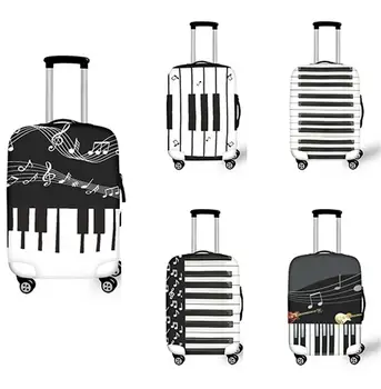 Защитный чехол для багажа Nopersonality, музыкальное пианино, дорожные аксессуары с принтом для 18-30-дюймового чемодана на колесиках, Пылезащитные сумки
