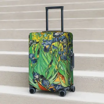 Ирисы, чехол для чемодана, украшение Винсента Ван Гога, чехол для багажа, Бизнес-протектор