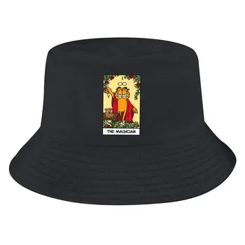 Карта Таро Мага, Унисекс, шляпы-ведра, Гар-Филд, Оранжевый Кот, хип-хоп, рыболовная солнцезащитная кепка, модный дизайн