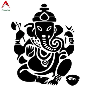 Креативная автомобильная наклейка Aliauto Elephant Buddha India Fashion Personality Виниловая наклейка для автостайлинга, царапина на крышке, 15 см * 13 см