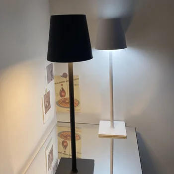 Креативная светодиодная настольная лампа, Перезаряжаемая через USB Декоративная лампа, Энергосберегающая Защита глаз, Плавное затемнение для бара, кофейни, спальни