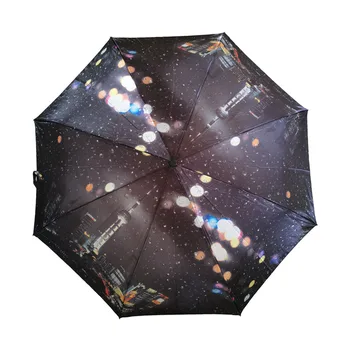 Креативный дизайн Складной женский зонт из атласной ткани, зонты от дождя для женщин, зонт от дождя для женщин, женский зонтик