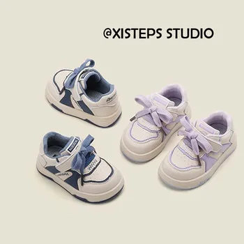 Кроссовки для малышей XISTEPS, спортивная обувь для маленьких девочек и мальчиков, противоскользящие детские кроссовки для бега, фиолетово-синяя детская обувь Zapatos 2023 г.