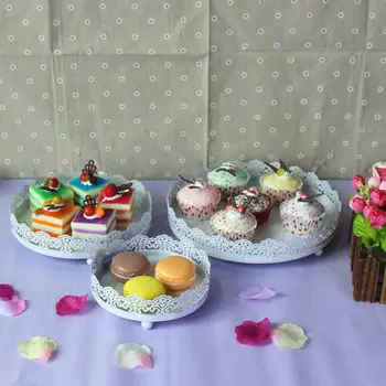 Круглые Кружевные Подставки Для Свадебного Торта Еда Десерт Дисплей Лоток для Посуды Праздничный Торт Тарелки для Торта на День Рождения Инструменты для Торта