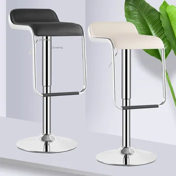 Кухня Гостиная Лифт Поворотные барные стулья для домашней мебели Высокий барный стул Современный минималистичный стойка регистрации Барный стул