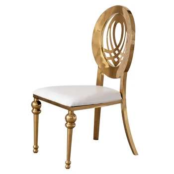 Легкий роскошный обеденный стул из нержавеющей стали, банкетный зал, простой современный обеденный стол, стул для приема гостей, кожаное кресло, гостиничный дом