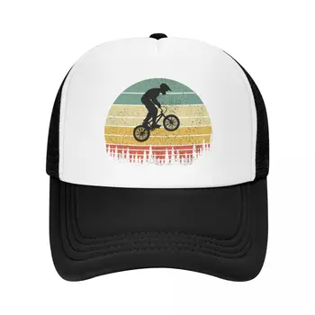 Мальчик на велосипеде BMX, перепрыгивающий через деревья на закате, бейсбольная кепка, мужская роскошная кепка для гольфа, военная кепка, мужская кепка для гольфа, женская Мужская