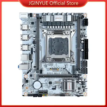 Материнская плата JGINYUE X79 LGA 2011 M-ATX Поддерживает память Intel Xeon E5 v1 v2 DDR3 1333 МГц 32 ГБ M.2 NVME SATA USB3.0 JY-X79M-V3