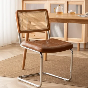 Металлические Обеденные стулья с возможностью протирания, Современный Роскошный Письменный стол для спальни, Туалетный столик, Шезлонг Muebles Para El Hogar Итальянская Мебель