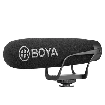 Микрофон BOYA на камеру, профессиональный проводной студийный микрофон для записи для Canon, для Nikon, конденсаторный микрофон для камеры Sony К 2021 году