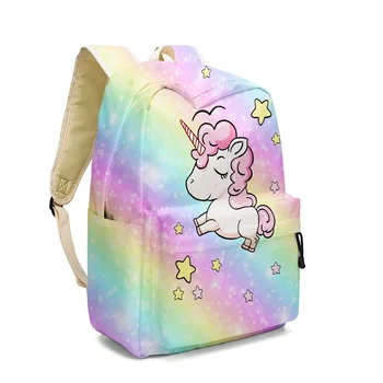 Милая школьная сумка с Единорогом, Модный Легкий рюкзак для начальной школы, Детский рюкзак, Новое поступление Mochila 2021 года.