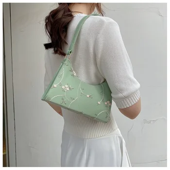 Модная женская роскошная сумка в стиле ретро из искусственной кожи с простыми подмышками, сумки через плечо, женские дизайнерские сумки-тотализаторы, сумка-кошелек