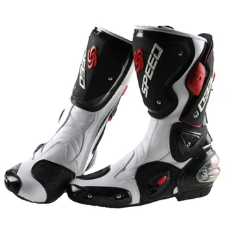 Мотоциклетные ботинки Мужские/женские B1001, водонепроницаемые защитные ботинки для мотокросса, внедорожные мотоциклеты, Длинная обувь, Мотоботы