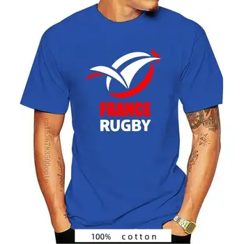 Мужская футболка FRANCE RUGBY Fan, любитель регби и спорта, унисекс, новая хлопковая футболка, мужская летняя модная футболка, размер евро