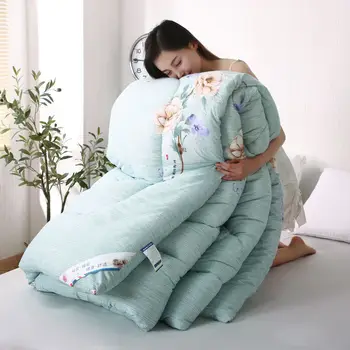 Мягкое теплое одеяло, пушистые одеяла основной кожи утолщаются хлопка зимние одеяла для дома двуспальная кровать одеяло сплошной, одеяло современное одеяло