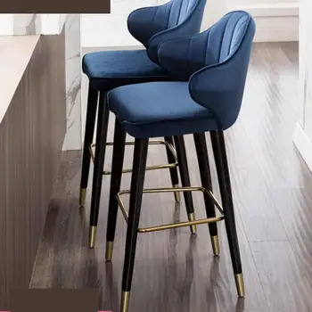 НОВЫЙ современный стул, барный стул, стул для семейной столовой, высокий стул в скандинавском минимализме, барный стул, индивидуальность, повседневная мебель