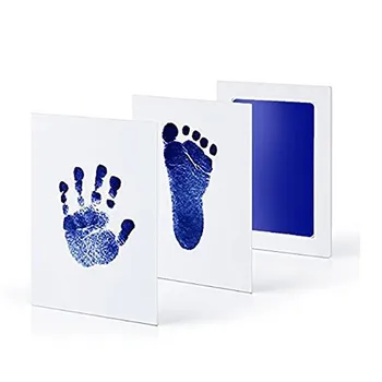 Набор для ухода за ребенком с нетоксичным отпечатком детской руки, отпечатком ноги, Сувенирами для новорожденных, чернильным тампоном, мини-коробкой для детских зубов, подарками