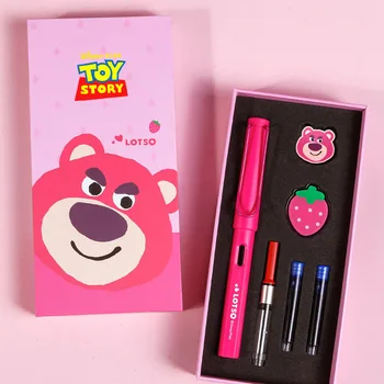 Набор ручек Disney Lotso Frozen Girl Gao Yan Lotus Детская Каллиграфическая ручка для начальной школы Подарочная коробка Аутентичная Оптовая продажа