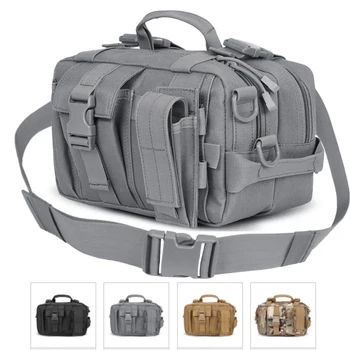 Напольная охотничья сумка через плечо, многослойный скрытый пистолет, сумка для переноски оружия, военная кобура, тактический рюкзак-слинг Molle