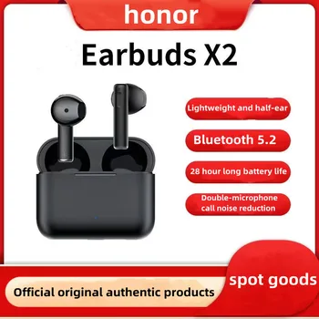 Наушники Honor x2 true wireless с шумоподавлением, Bluetooth-гарнитура, оригинальная, мини-вкладыши, водонепроницаемая, X2 high-end