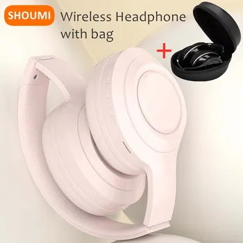 Наушники Shoumi Bluetooth Беспроводная Гарнитура Интеллектуальное Шумоподавление Наушники Шлем Басовые Наушники с Микрофоном Плюс Сумка Для Хранения