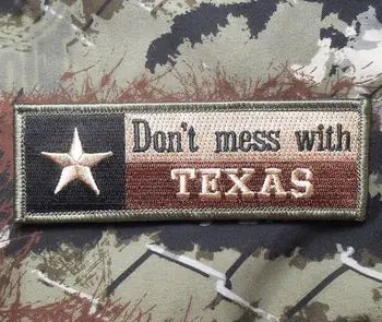 Не связывайтесь с нашивкой флага штата Техас, военным нашивками государственного флага США, знаками отличия, армейским крючком и петлей, тактической вышивкой для кепки и куртки