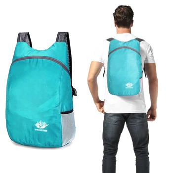 Нейлоновый дорожный рюкзак, дышащие складные рюкзаки для альпинизма, водонепроницаемые и легкие для мужчин и женщин для скалолазания, треккинга