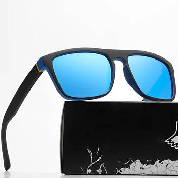 Новые поляризованные солнцезащитные очки Мужские женские квадратные винтажные классические солнцезащитные очки для вождения для мужчин Оттенки мужских очков Eyewear UV400
