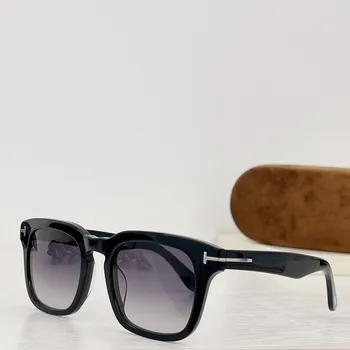 Новые солнцезащитные очки tom FT0751-P men Ford бренд дизайнер black pilot модные пляжные солнцезащитные очки festival oculos de sol feminino box
