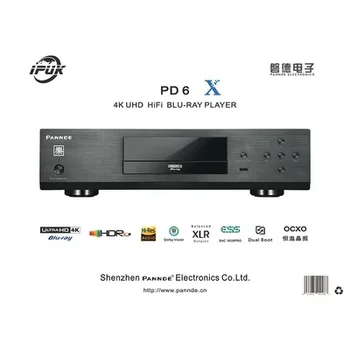 Новый IPUK PD6X 4K HD Dolby Vision HDR Atmos Blu-ray Плеер DSD Проигрыватель жестких дисков