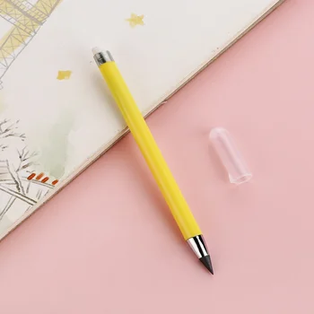 Новый Вечный карандаш без чернил, неограниченное количество записей, ручка HB, инструмент для рисования эскизов, Школьные канцелярские принадлежности, подарок для ребенка, канцелярские принадлежности 1шт