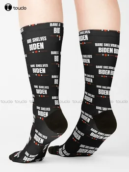 Носки Biden с голыми полками, Спортивные носки, Персонализированные Носки Унисекс для взрослых, подростков, Молодежи, 360 ° Цифровая печать HD, Высококачественный Подарок