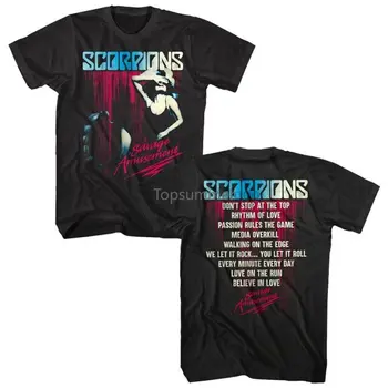 Обложка альбома Scorpions Savage Entertainment, мужская футболка, товары для тура рок-группы в прямом эфире