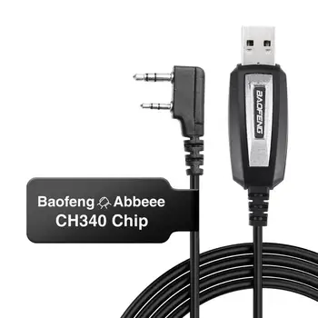 Обновление Baofeng CH340 USB Кабель Для Программирования CD Для Win10 Радио Baofeng UV-5R UV-82 BF-888S GT-3 Портативная Рация Двухстороннее Радио