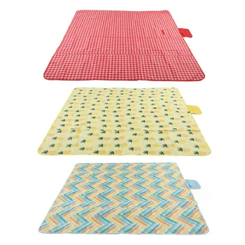 Одеяло для кемпинга, одеяло для пикника, Теплоизоляционное, легко моющееся, складное, износостойкое, ткань Оксфорд Большого размера для наружного использования