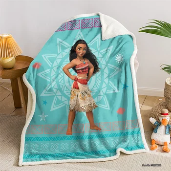 Одеяло с анимированным застывшим рисунком, украшение из серии Disney, 3D цифровая печать, покрывало для спальни, покрывало для самолета