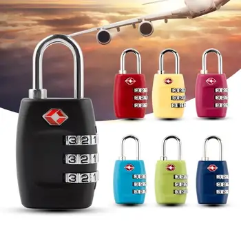 Одобренные TSA замки для багажа 3-значные кодовые замки Замки для чемоданов для тренажерного зала Прямая поставка