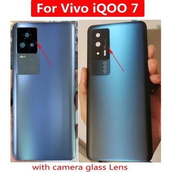 Оригинальный 6,62 дюйма Для Vivo iQOO 7 /Vivo iQOO 7 Legend Задняя Крышка Аккумулятора Корпус Дверцы Ремонт Запчастей Для Мобильного Телефона iQOO7