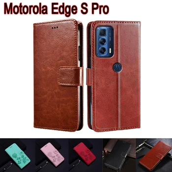 Откидная Крышка Для Motorola Edge S Pro Чехол Для Телефона Защитная Оболочка Книжка Для Moto Motorola EdgeS Pro Кошелек Кожаный Чехол Funda Bag