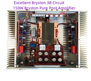Отличная схема Bryston 3B, усилитель Bryston Pure Post мощностью 150 Вт, 4-полосные входы, MJL21193/MJL21194, Звук очень хороший